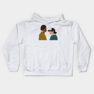 The Walking Dead Game Final Season Clementine and Louis Fan Art Kids Hoodie